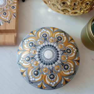 Mandalový kámen - Pale - mandala na kameni